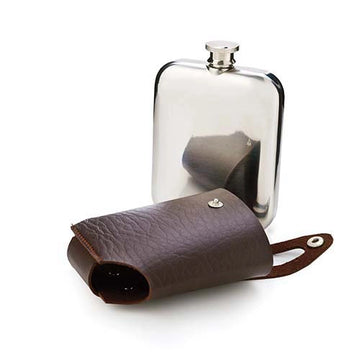 Stainless Steel Flask with Travel Case