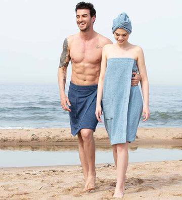 Men's Turkish Cotton Towel Wrap